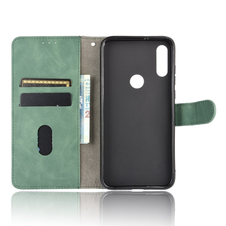 For Motorola Moto E(2020) Solid Color Skin Feel Magnetic Buckle Horizontal Flip Calf Texture PU Leather Case with Holder & Card Slots & Wallet