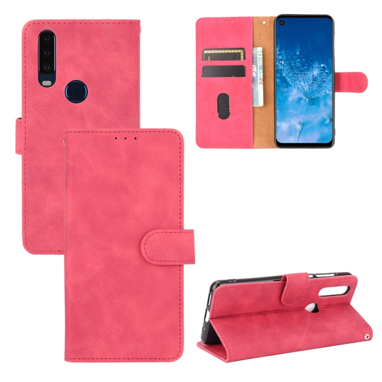 For Motorola Moto P40 Power / One Action Solid Color Skin Feel Magnetic Buckle Horizontal Flip Calf Texture PU Leather Case with Holder & Card Slots & Wallet