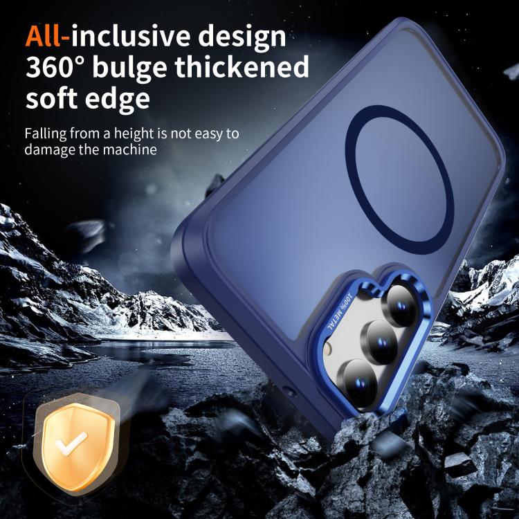 For Samsung Galaxy S23 5G Hardware Lens Protection MagSafe Magnetic PC Hybrid TPU Phone Case