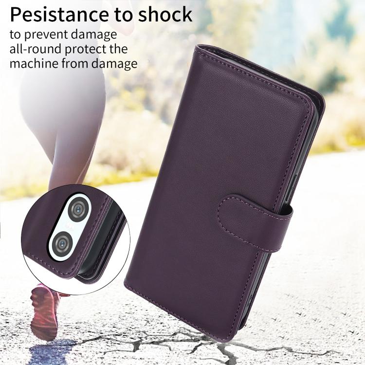 For Sony Xperia 10 VI Multi-Card Wallet RFID Leather Phone Case