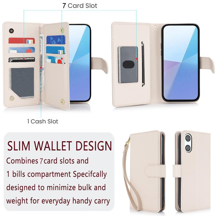 For Sony Xperia 10 VI Multi-Card Wallet RFID Leather Phone Case