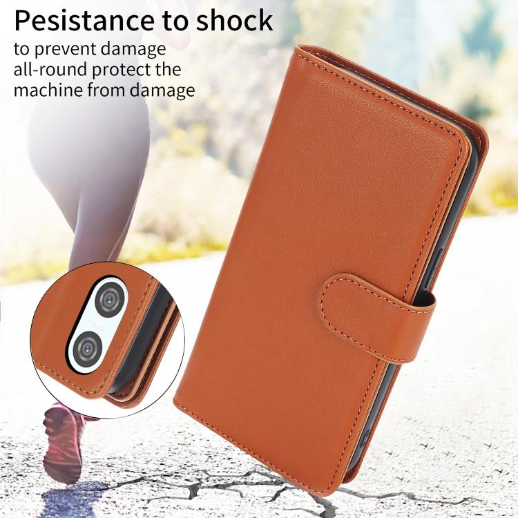 For Sony Xperia 10 VI Multi-Card Wallet RFID Leather Phone Case
