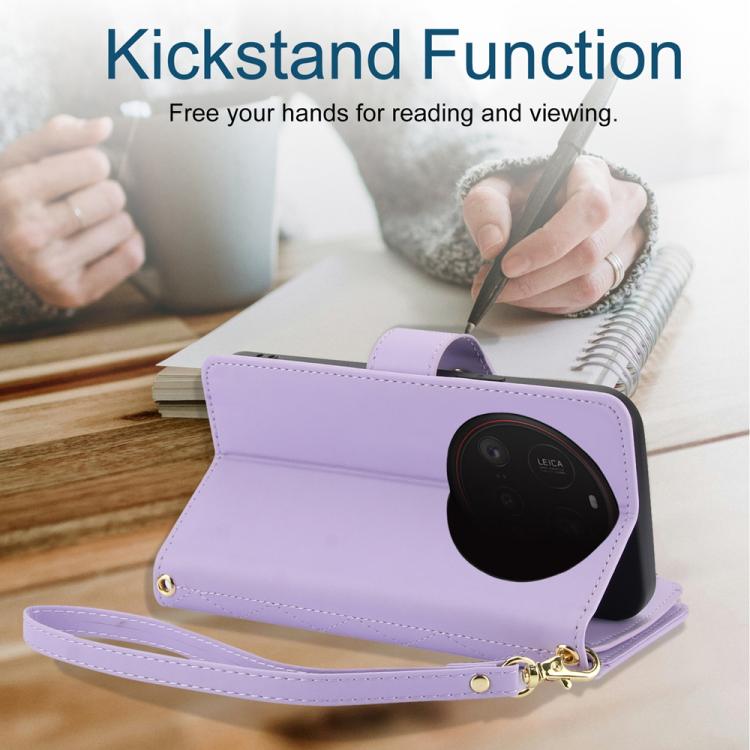 For Xiaomi 15 Ultra YM016 Rhombic Zipper Card Wallet Leather Phone Case with Lanyard