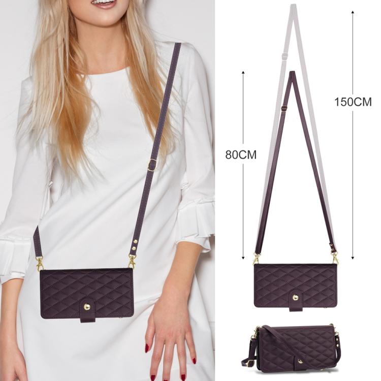 For Xiaomi 17 Pro Max YM016 Rhombic Zipper Card Wallet Leather Phone Case with Lanyard