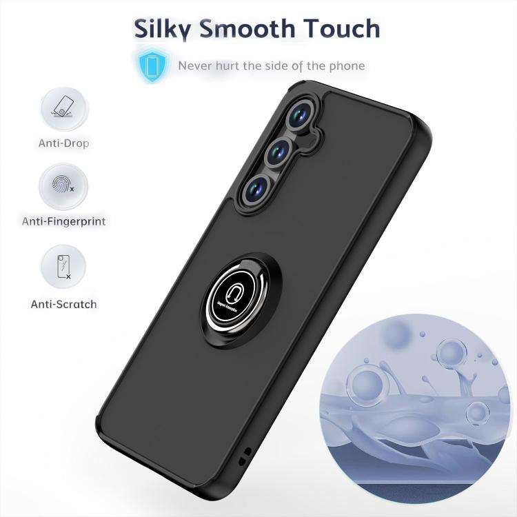 For Samsung Galaxy S24 FE 5G Q Shadow 1 Series TPU + PC Phone Case with Ring