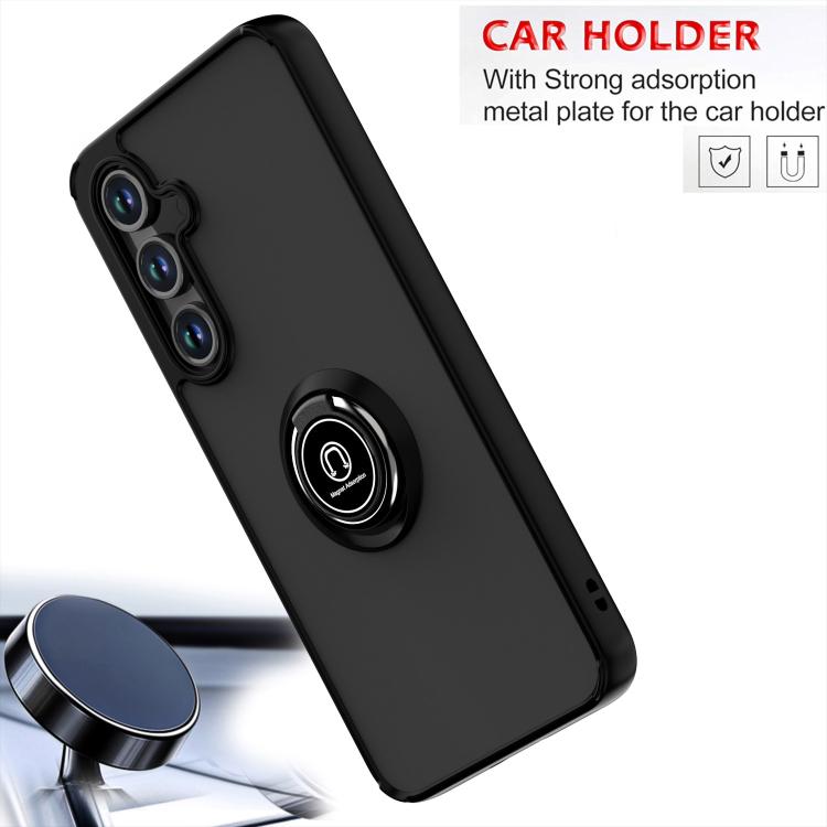 For Samsung Galaxy S24 FE 5G Q Shadow 1 Series TPU + PC Phone Case with Ring
