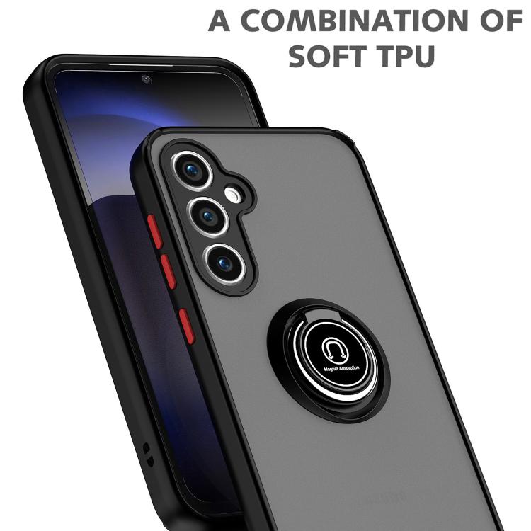 For Samsung Galaxy S23 FE 5G Q Shadow 1 Series TPU + PC Phone Case with Ring