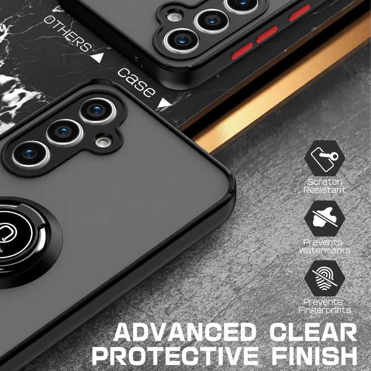 For Samsung Galaxy S23 FE 5G Q Shadow 1 Series TPU + PC Phone Case with Ring