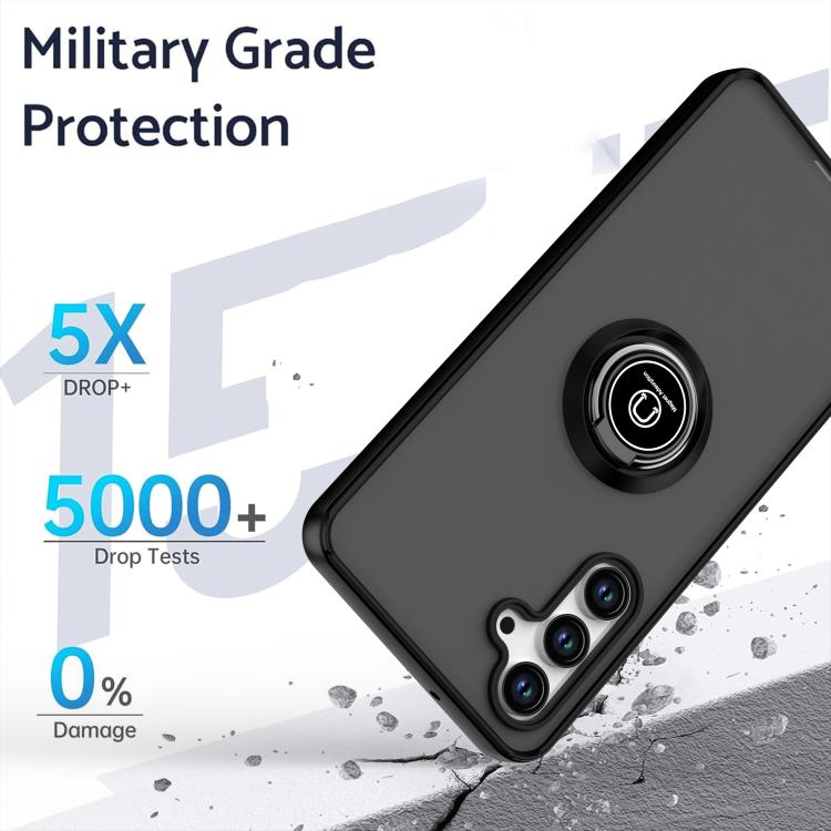 For Samsung Galaxy M55 / F55 / C55 5G Q Shadow 1 Series TPU + PC Phone Case with Ring