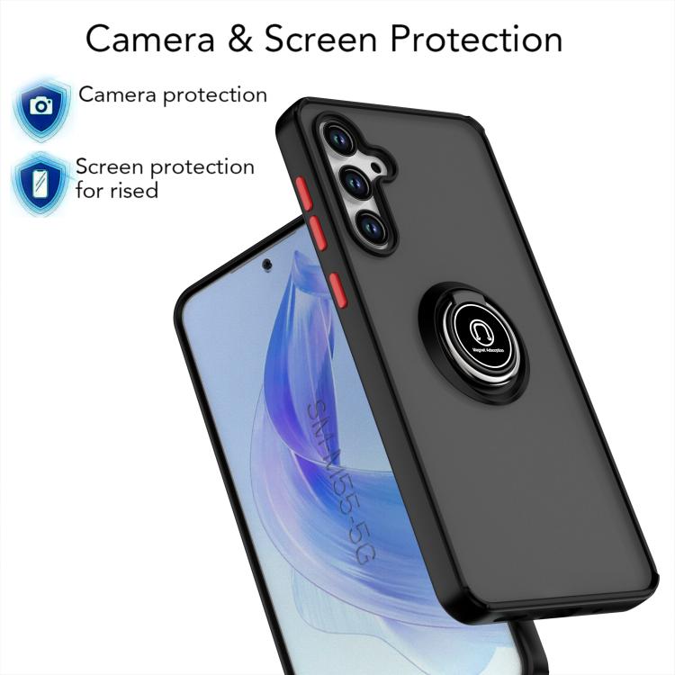 For Samsung Galaxy M55 / F55 / C55 5G Q Shadow 1 Series TPU + PC Phone Case with Ring