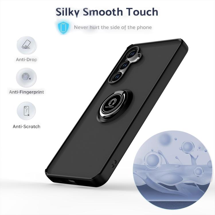 For Samsung Galaxy M55 / F55 / C55 5G Q Shadow 1 Series TPU + PC Phone Case with Ring