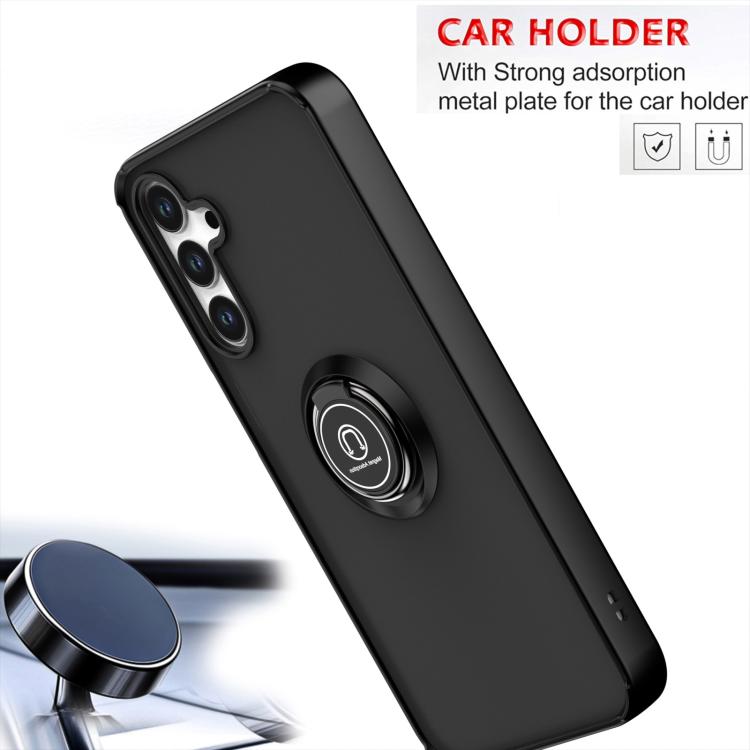 For Samsung Galaxy M15 5G / F15 5G Q Shadow 1 Series TPU + PC Phone Case with Ring