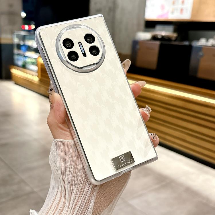 For Huawei Mate X3 / X5 Transparent Edge Peacock Texture Phone Case