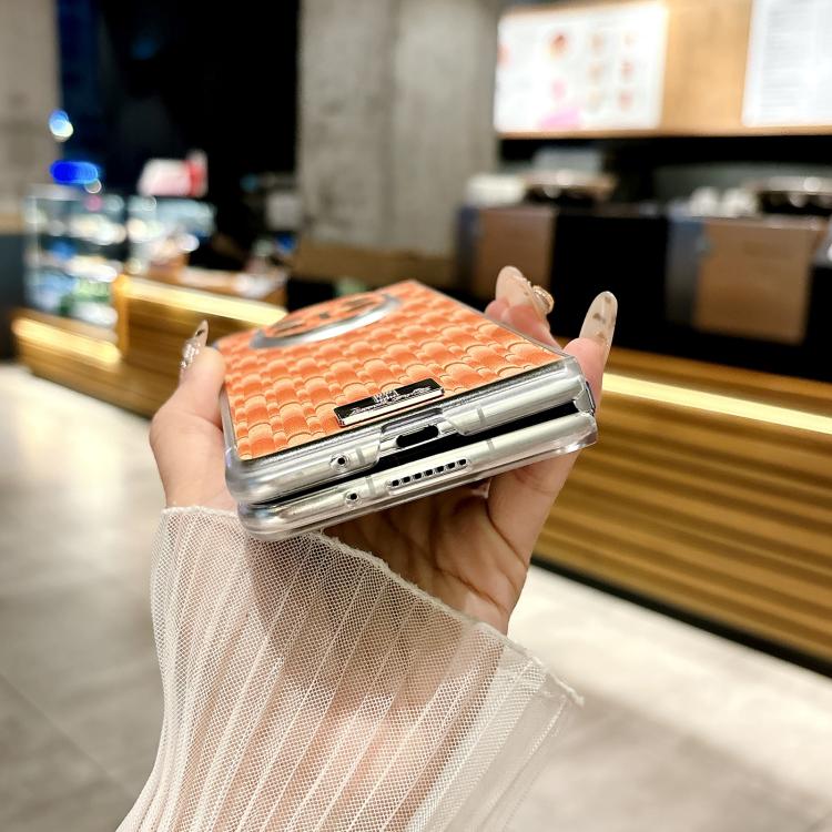 For Huawei Mate X3 / X5 Transparent Edge Peacock Texture Phone Case