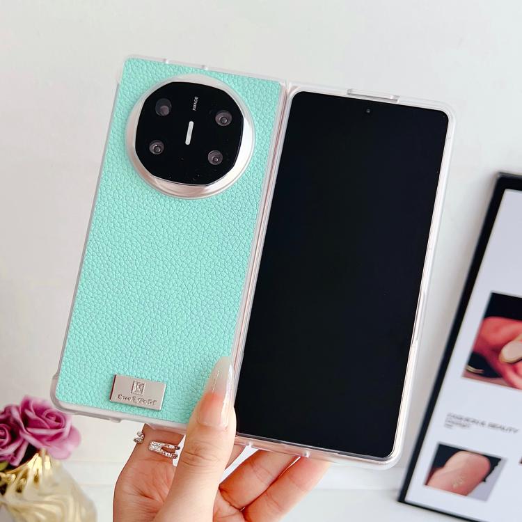 For Huawei Mate X3 / X5 Transparent Edge Litchi Texture Phone Case