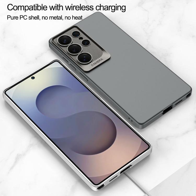 For Samsung Galaxy S25 Ultra 5G GKK Ultra-thin All-inclusive Scale Lens PC Phone Case