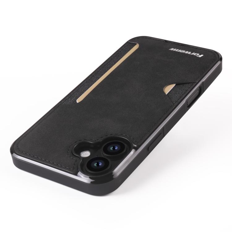 For iPhone 16 Plus Forwenw F5 Series Integrated Card Bag Phone Case