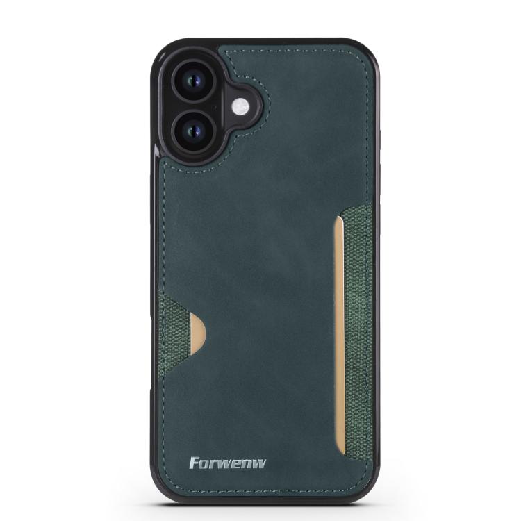 For iPhone 16 Plus Forwenw F5 Series Integrated Card Bag Phone Case