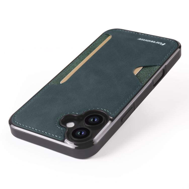 For iPhone 16 Plus Forwenw F5 Series Integrated Card Bag Phone Case