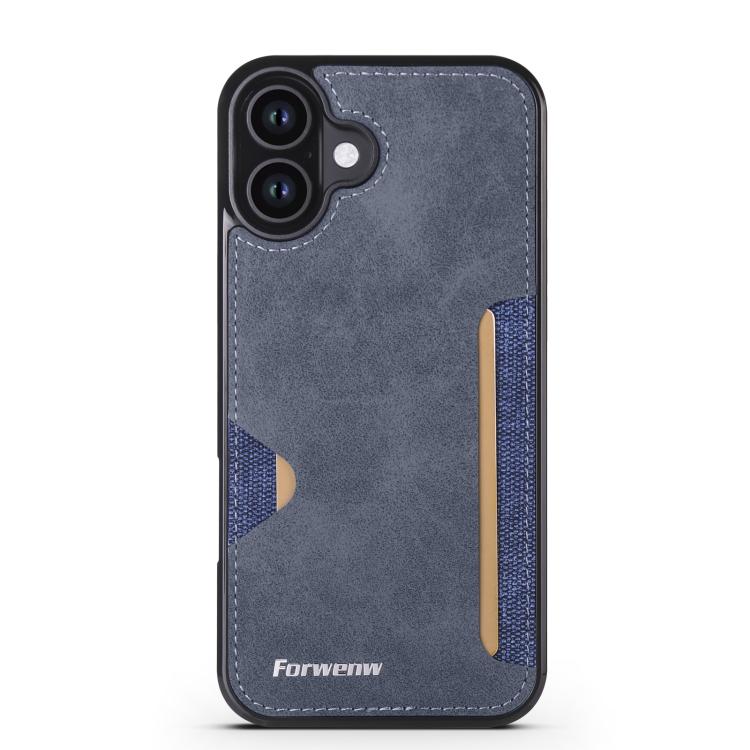 For iPhone 16 Forwenw F5 Series Integrated Card Bag Phone Case