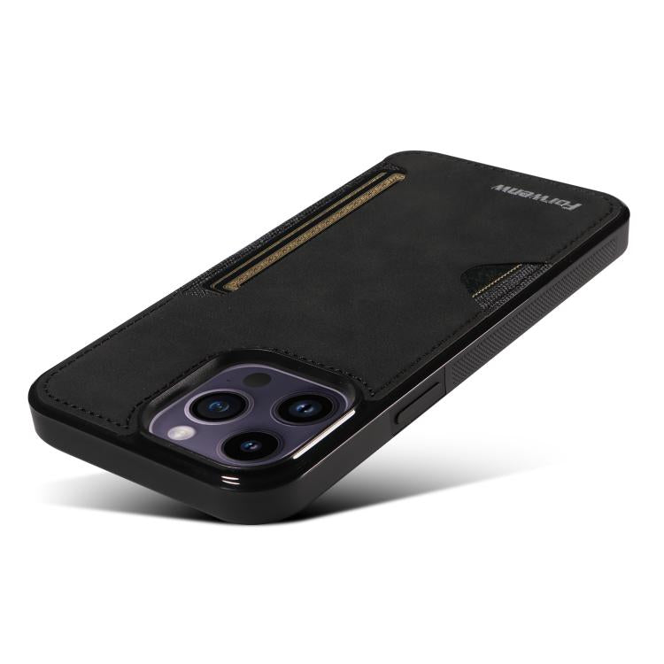 For iPhone 14 Pro Max Forwenw F5 Series Integrated Card Bag Phone Case
