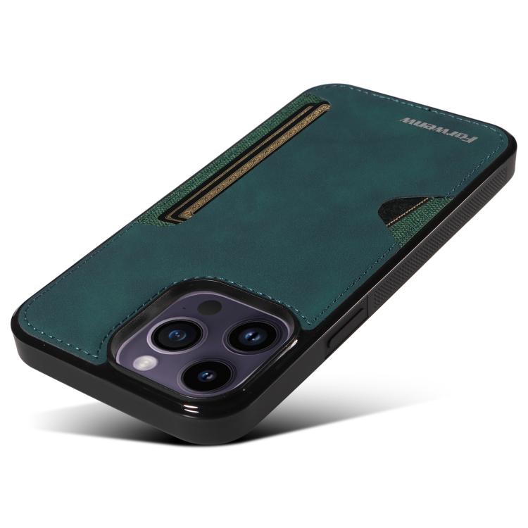 For iPhone 14 Pro Max Forwenw F5 Series Integrated Card Bag Phone Case