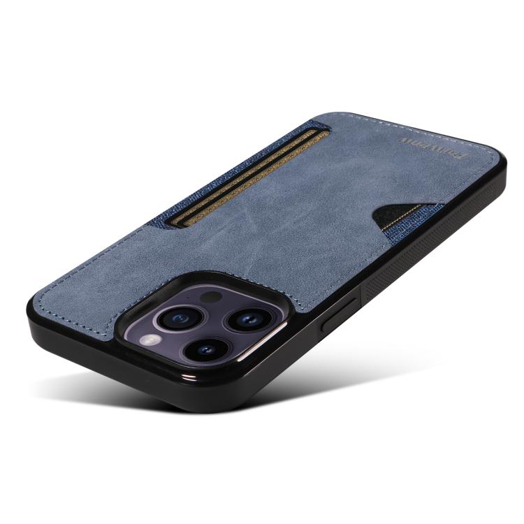 For iPhone 14 Pro Max Forwenw F5 Series Integrated Card Bag Phone Case