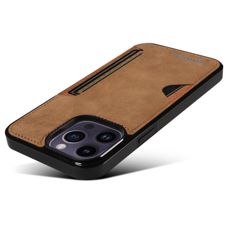 For iPhone 14 Pro Max Forwenw F5 Series Integrated Card Bag Phone Case