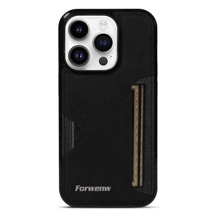 For iPhone 14 Pro Forwenw F5 Series Integrated Card Bag Phone Case