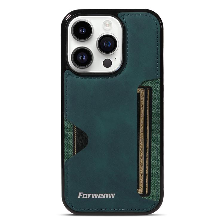 For iPhone 14 Pro Forwenw F5 Series Integrated Card Bag Phone Case