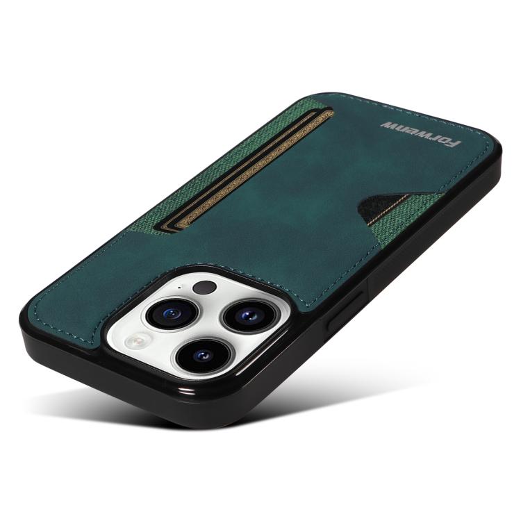 For iPhone 14 Pro Forwenw F5 Series Integrated Card Bag Phone Case