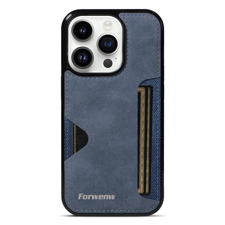 For iPhone 14 Pro Forwenw F5 Series Integrated Card Bag Phone Case