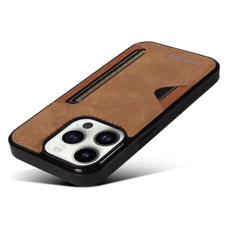 For iPhone 14 Pro Forwenw F5 Series Integrated Card Bag Phone Case