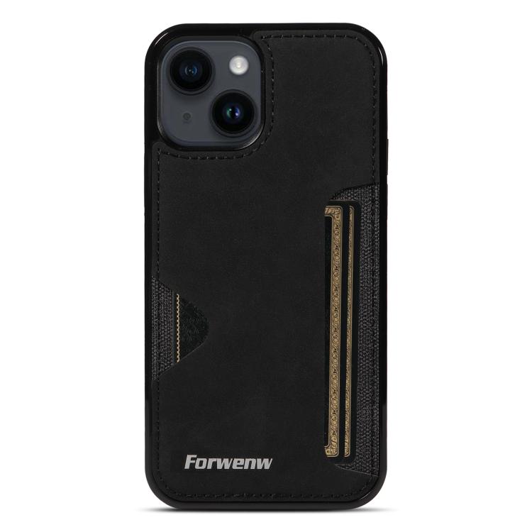 For iPhone 14 Forwenw F5 Series Integrated Card Bag Phone Case