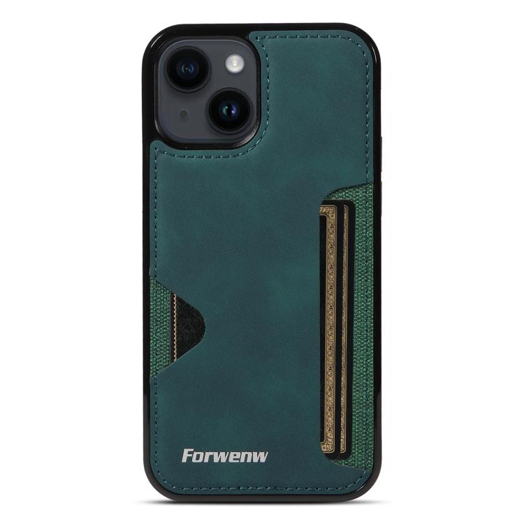 For iPhone 14 Forwenw F5 Series Integrated Card Bag Phone Case