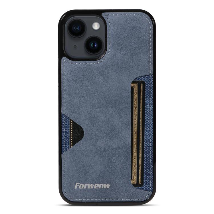 For iPhone 14 Forwenw F5 Series Integrated Card Bag Phone Case