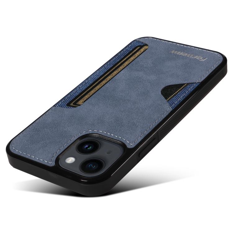 For iPhone 14 Forwenw F5 Series Integrated Card Bag Phone Case