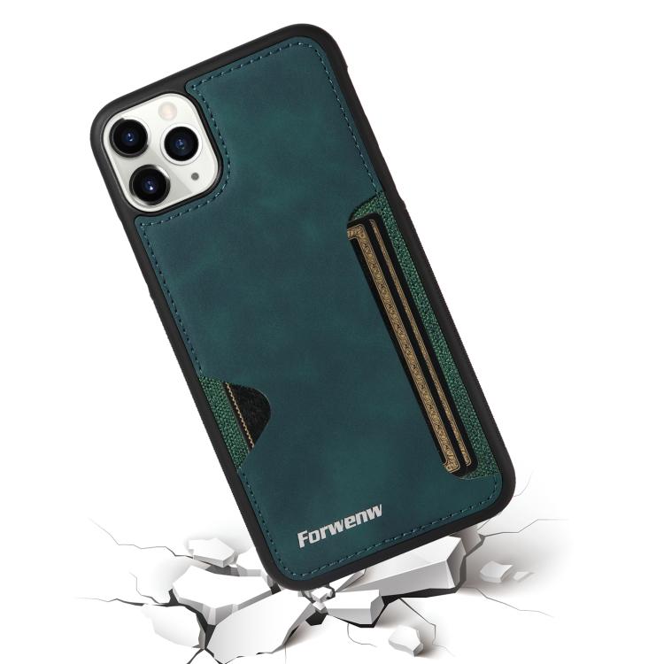 For iPhone 11 Pro Max Forwenw F5 Series Integrated Card Bag Phone Case