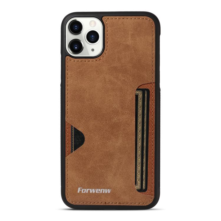 For iPhone 11 Pro Max Forwenw F5 Series Integrated Card Bag Phone Case