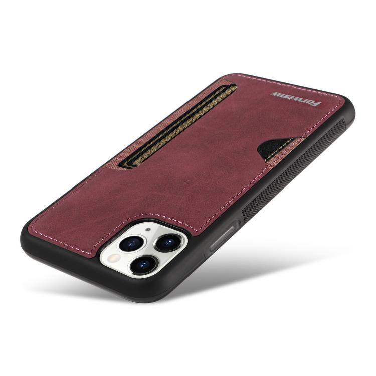 For iPhone 11 Pro Max Forwenw F5 Series Integrated Card Bag Phone Case
