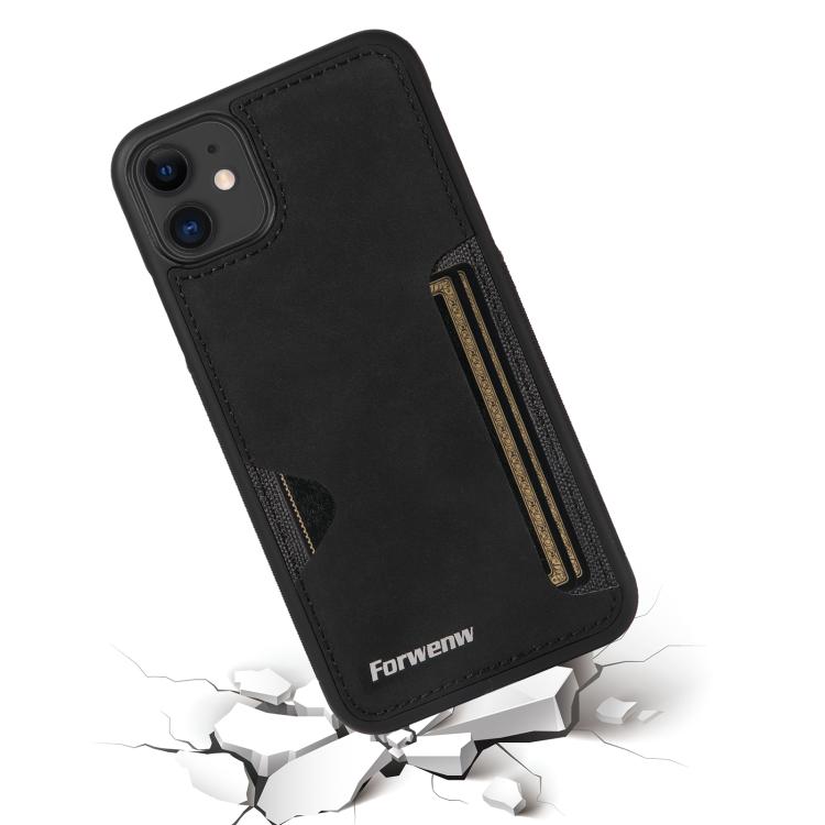 For iPhone 11 Forwenw F5 Series Integrated Card Bag Phone Case