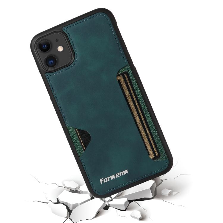 For iPhone 11 Forwenw F5 Series Integrated Card Bag Phone Case