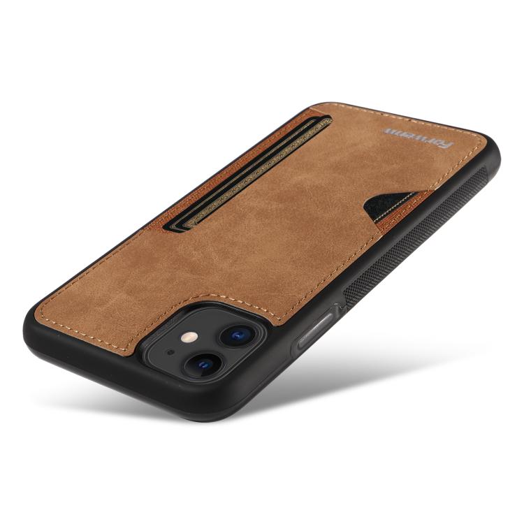 For iPhone 11 Forwenw F5 Series Integrated Card Bag Phone Case