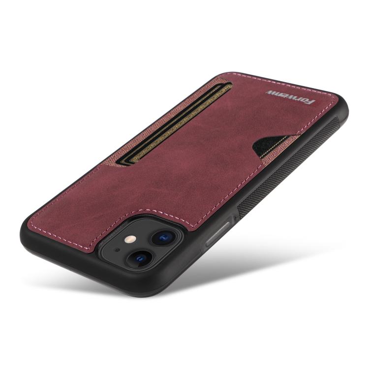 For iPhone 11 Forwenw F5 Series Integrated Card Bag Phone Case
