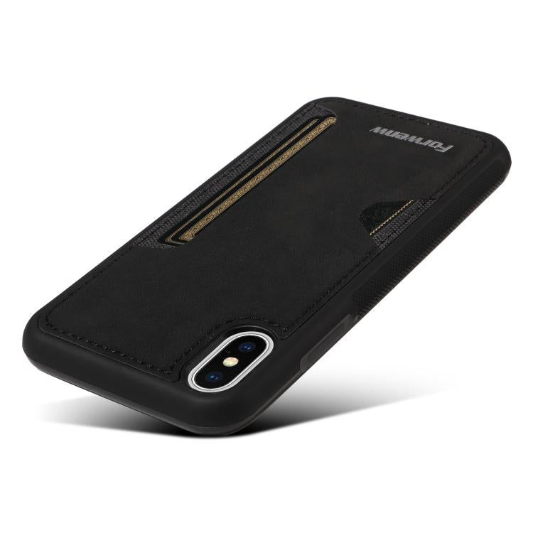For iPhone X / XS Forwenw F5 Series Integrated Card Bag Phone Case