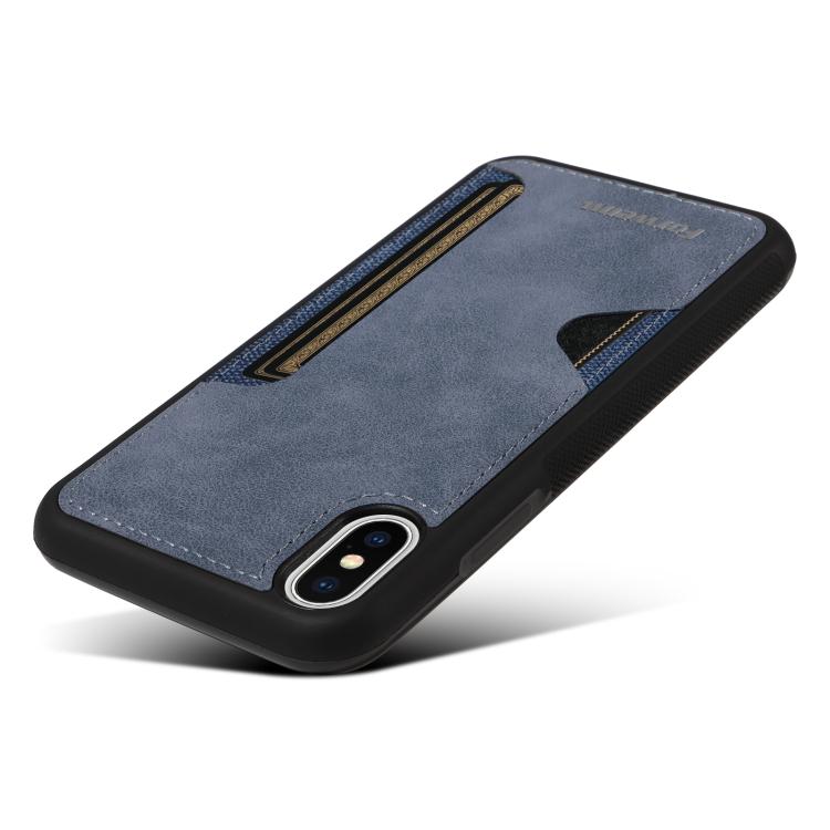 For iPhone X / XS Forwenw F5 Series Integrated Card Bag Phone Case