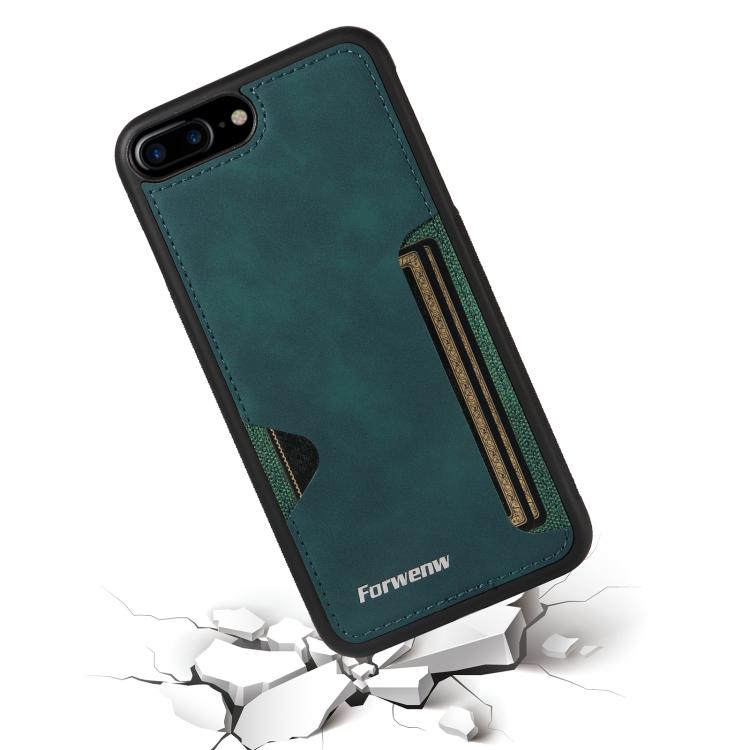 For iPhone 7 Plus / 8 Plus Forwenw F5 Series Integrated Card Bag Phone Case