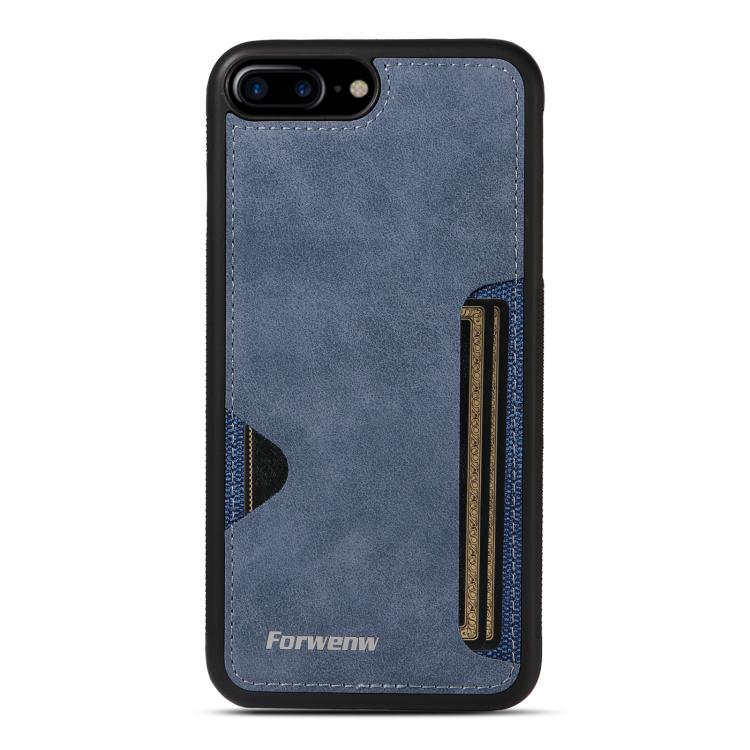 For iPhone 7 Plus / 8 Plus Forwenw F5 Series Integrated Card Bag Phone Case