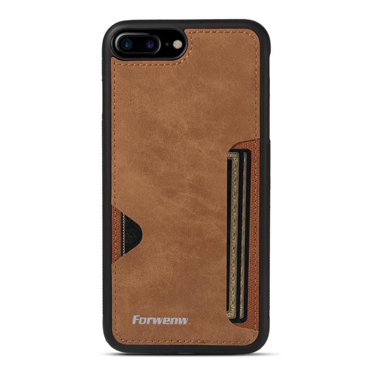 For iPhone 7 Plus / 8 Plus Forwenw F5 Series Integrated Card Bag Phone Case