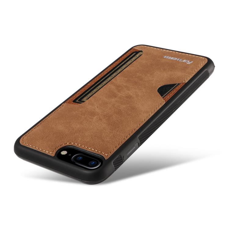 For iPhone 7 Plus / 8 Plus Forwenw F5 Series Integrated Card Bag Phone Case